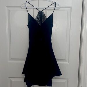 Eclipse US S | Little Black Lacy Dress